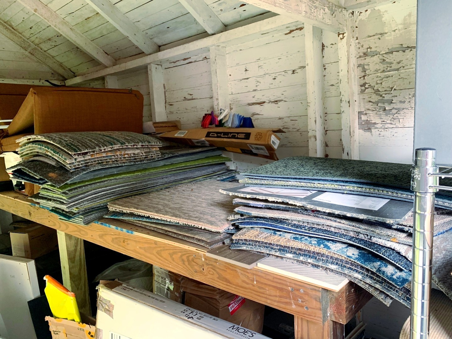 We *might* have a sample hoarding issue at our office. There are just so many great materials out there, it's hard to let them go!